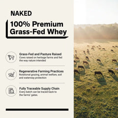 Grass Fed Whey Protein Powder | Naked Whey - 1LB